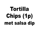 Tortilla chips met salsa dip (1p)